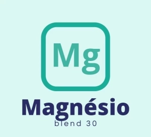 Magnésio Blend 30 (60% de Bisglicinato e 40% de Oxido de Mg)